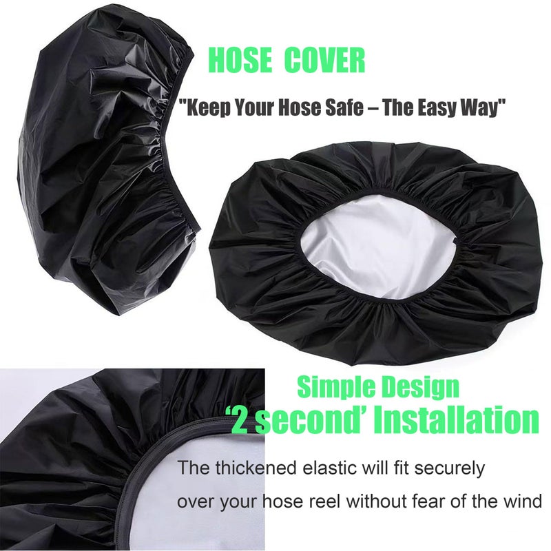 KUAINICE Garden Wall Hose Hanger Cover, for Garden Hose 5/8 in. x 50 -100ft, Protect Your Garden Hose and prolong its Life, Waterproof,Sun-Proof,Dustproof, Oxford spun cloth, double-sided material - Image 3